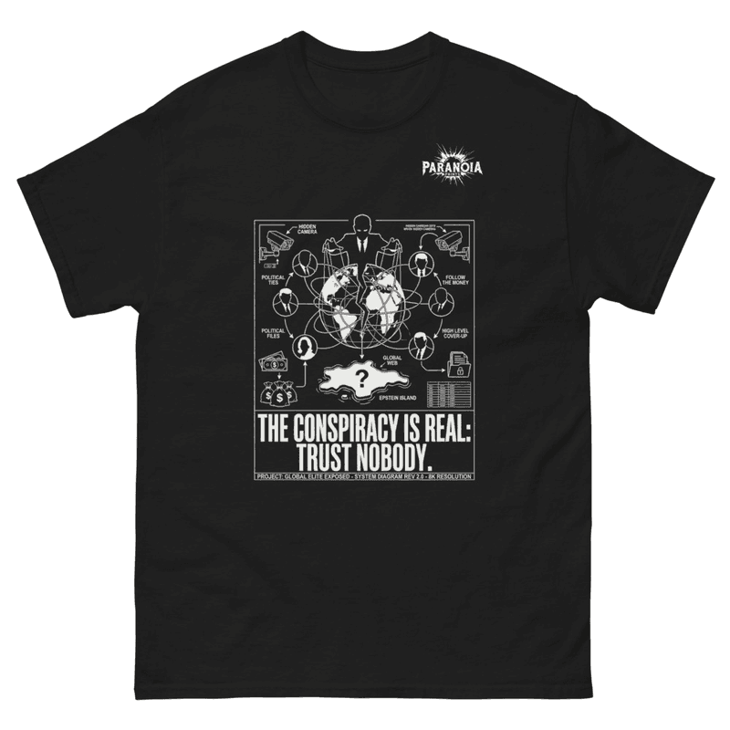Conspiracy Is Real — Political Ties - Conspiracy T-Shirt Design