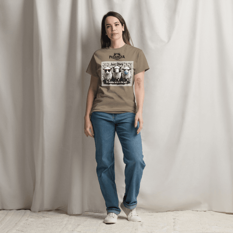 Follow the Flock - Conspiracy T-Shirt Design