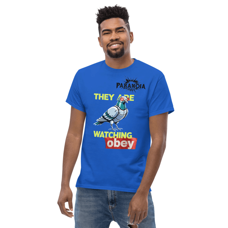 Obey The Pigeon - Conspiracy T-Shirt Design