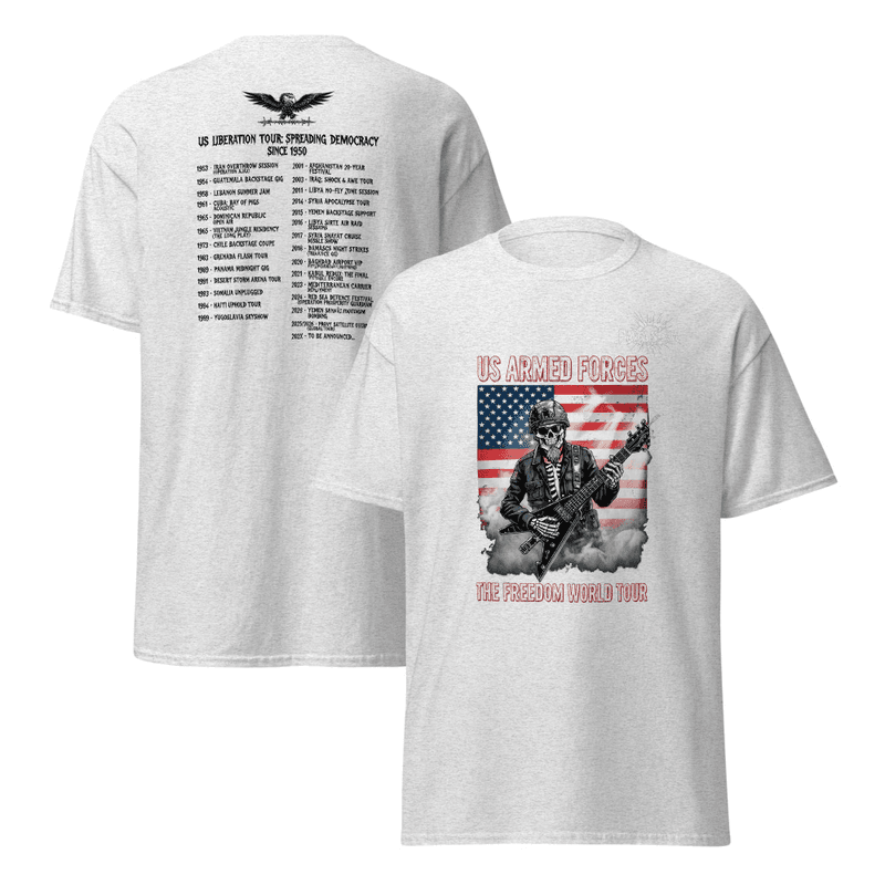 US Liberation Tour - Conspiracy T-Shirt Design
